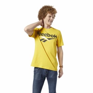 Reebok Classic Vector T Shirt Herren - HellGrün Gelb - DE 586-WYZ